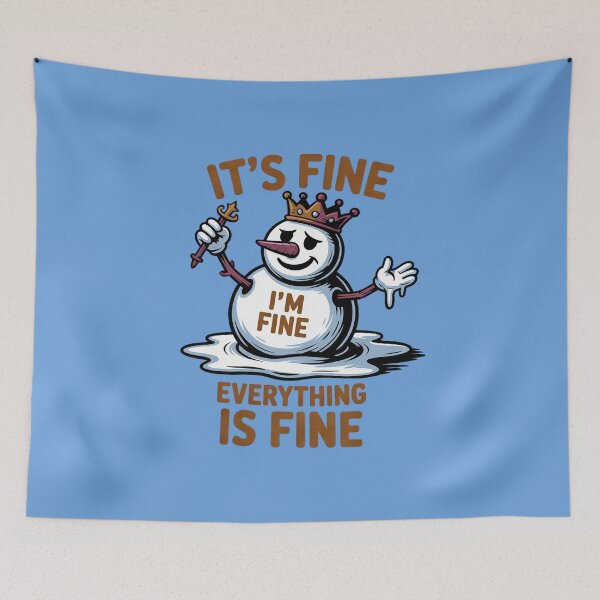 Item preview, It's Fine I'm Fine Everything is Fine designed and sold by Endless7Art.