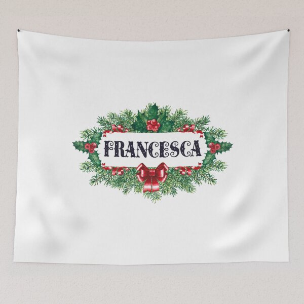 Item preview, Francesca Funny & Cool Personalized Christmas Name – Custom Holiday Gift for Girls and Women designed and sold by Oussinc.