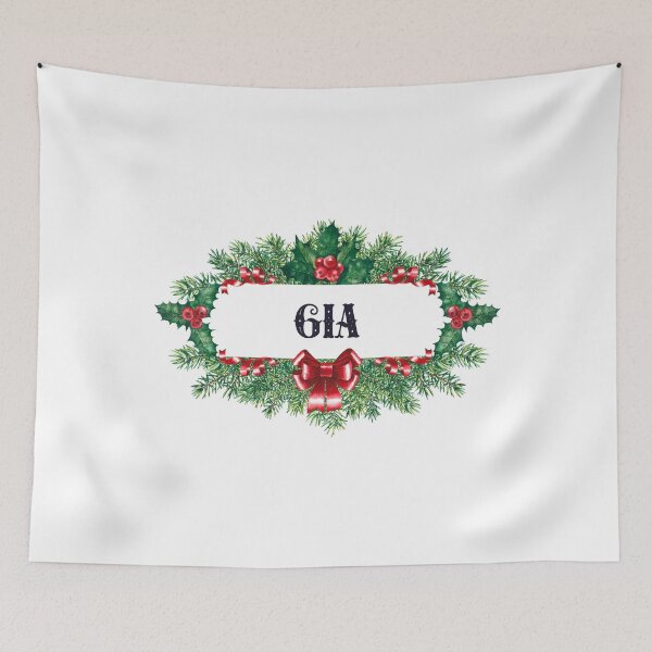 Item preview, Gia Funny & Cool Personalized Christmas Name – Custom Holiday Gift for Girls and Women designed and sold by Oussinc.