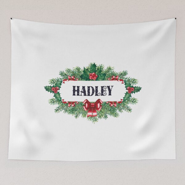Item preview, Hadley Funny & Cool Personalized Christmas Name – Custom Holiday Gift for Girls and Women designed and sold by Oussinc.