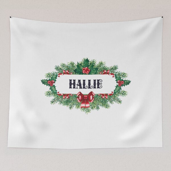 Item preview, Hallie Funny & Cool Personalized Christmas Name – Custom Holiday Gift for Girls and Women designed and sold by Oussinc.