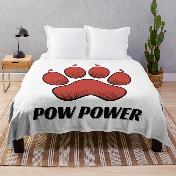 Item preview, Paw Power - Bold Red Paw Print Design designed and sold by walbayzon.