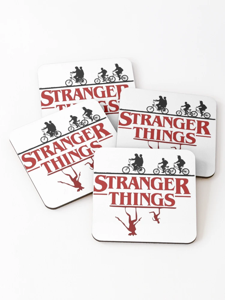 Thumbnail 1 of 5, Coasters (Set of 4), Stranger Things design designed and sold by Mad Apparel.