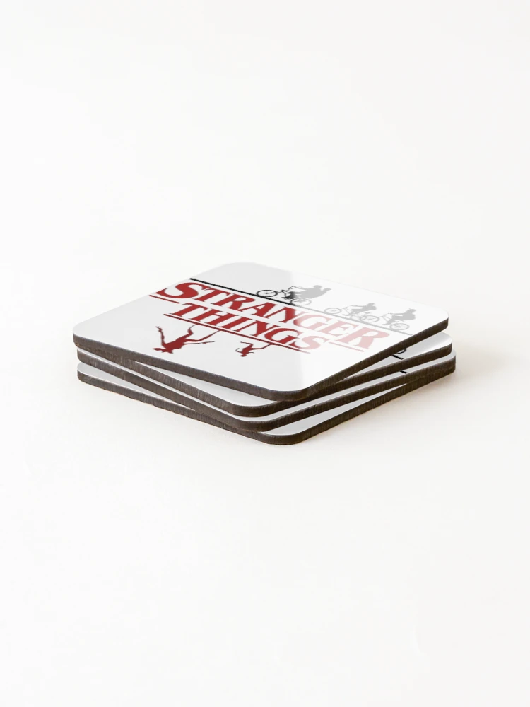 Thumbnail 4 of 5, Coasters (Set of 4), Stranger Things design designed and sold by Mad Apparel.
