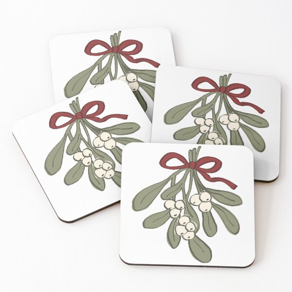 Item preview, Hand Drawn Mistletoe Christmas Illustration designed and sold by DeepArt100.