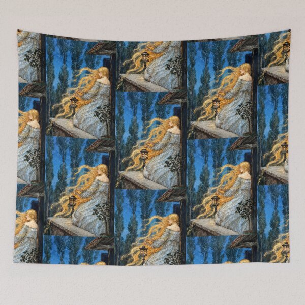 Item preview, Vintage Rapunzel Fairy Tale  designed and sold by booksnbobs.