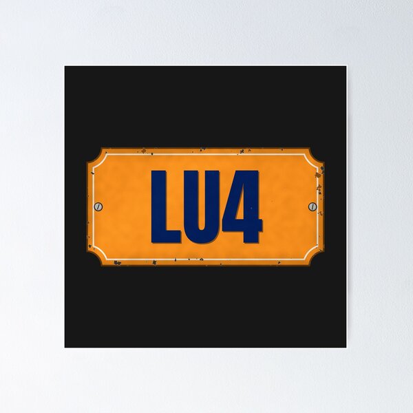Item preview, LU4 - Vintage Luton Street Sign designed and sold by Rebel Rewind.