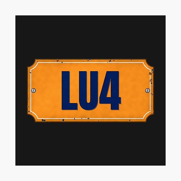 Item preview, LU4 - Vintage Luton Street Sign designed and sold by Rebel Rewind.