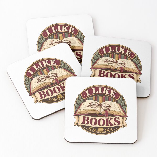 Item preview, I Like Books Open Book Glasses Bookworm Reader Library Vintage designed and sold by Photo-Sphere101.