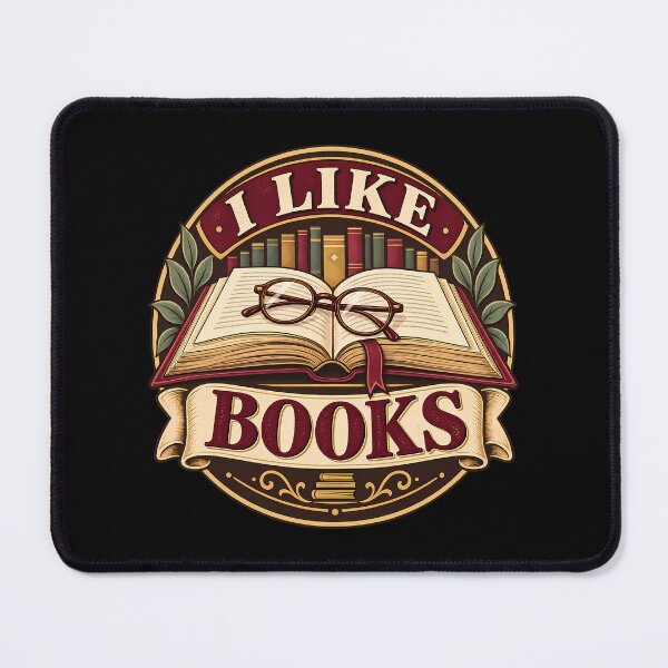 Item preview, I Like Books Open Book Glasses Bookworm Reader Library Vintage designed and sold by Photo-Sphere101.