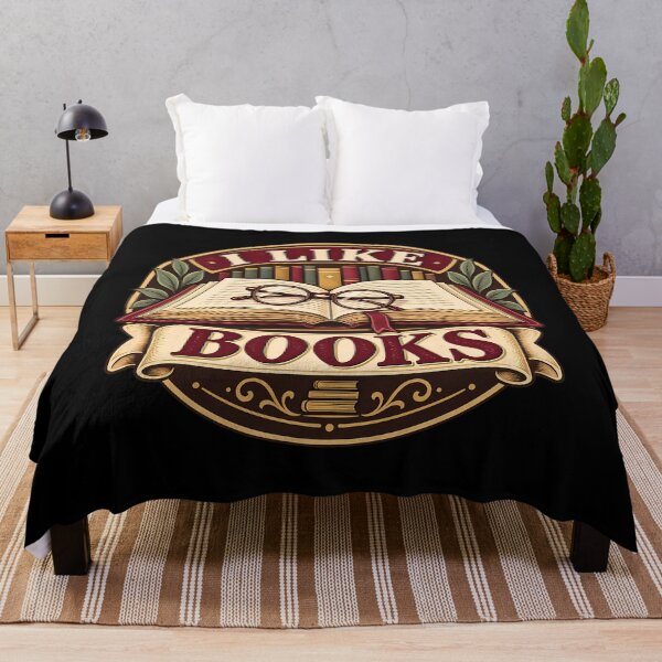Item preview, I Like Books Open Book Glasses Bookworm Reader Library Vintage designed and sold by Photo-Sphere101.
