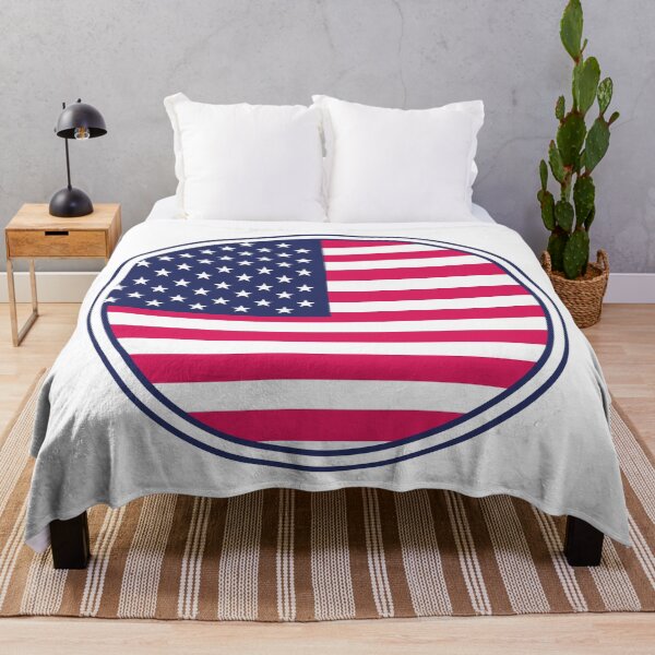 Item preview, American Flag Circle Patriotic USA Stars and Stripes designed and sold by FemmePod.