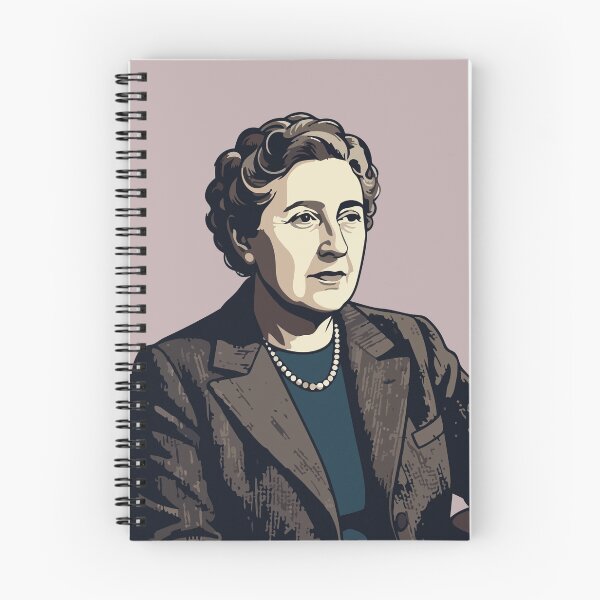Item preview, Agatha Christie Portrait designed and sold by tigrootiger.