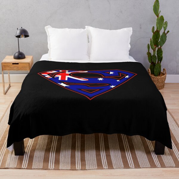 Item preview, Superman Australian Flag logo design designed and sold by Mad Apparel.