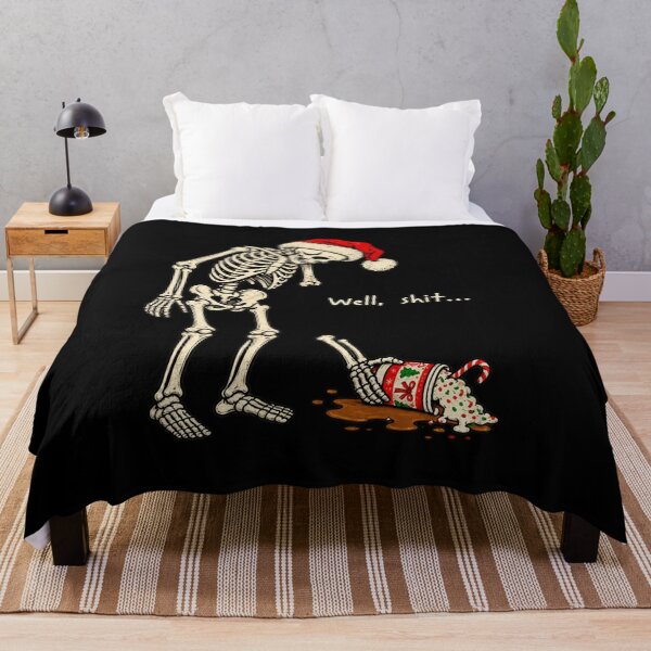 Item preview, Christmas Skeleton Santa with Ghost Dog designed and sold by Jone Cham.