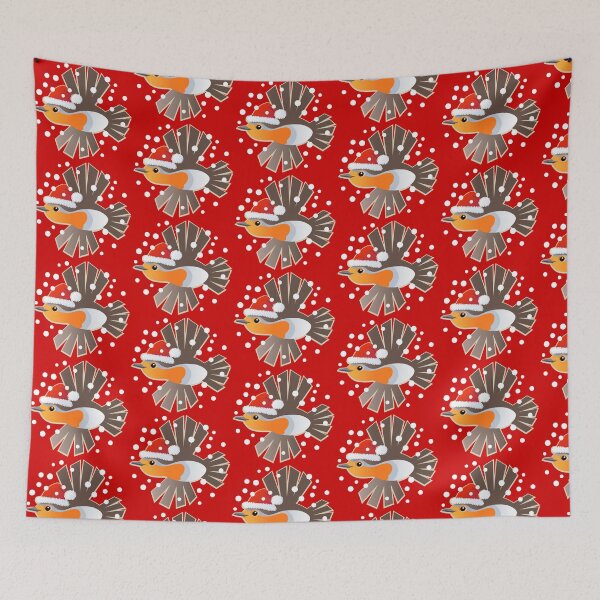 Item preview, Zippy Christmas Robin - Santa’s Hat designed and sold by AnthonyZed.
