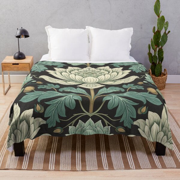 Item preview, Vintage Floral Art Nouveau Chrysanthemum designed and sold by Bramblore.