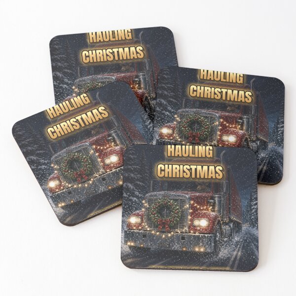Item preview, Truck Driver Christmas Shirt Hauling Christmas Semi Truck Lights Trucker Gift All Over Print designed and sold by Ember Lane Designs.