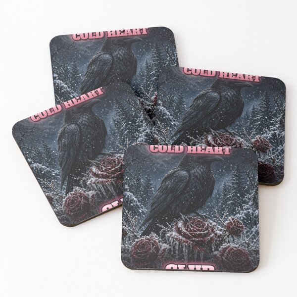 Item preview, Gothic Winter Raven Shirt Cold Heart Club Frozen Red Roses Full Moon All Over Print designed and sold by Ember Lane Designs.