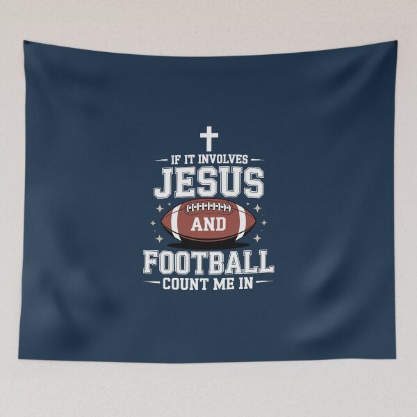 Item preview, If It Involves Jesus And Football Count Me In designed and sold by jkrphoto.