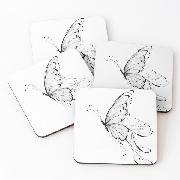 Item preview, Elegant Butterfly Effect Ornamental Line Art designed and sold by Pali's shop.