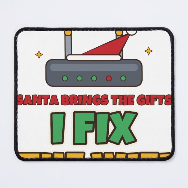 Item preview, Santa Brings The Gifts I Fix The WiFi Funny IT Support Christmas designed and sold by Bornprints.