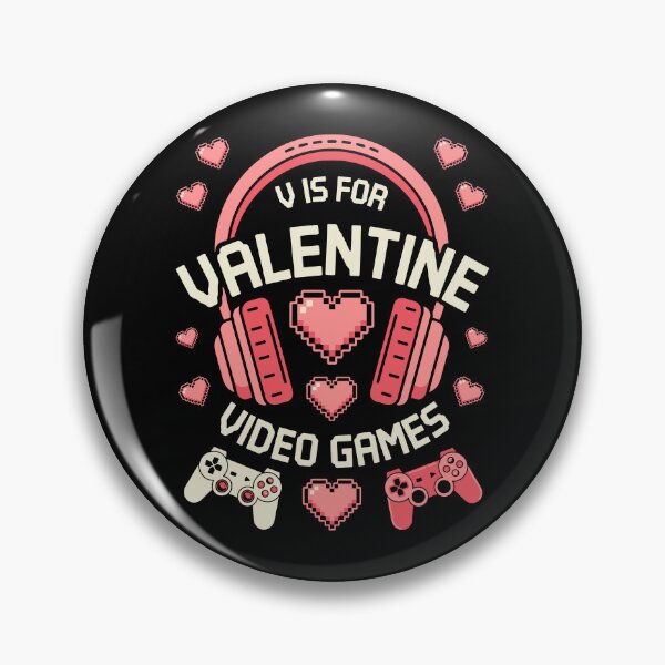Item preview, V Is For Valentine Video Games designed and sold by jkrphoto.