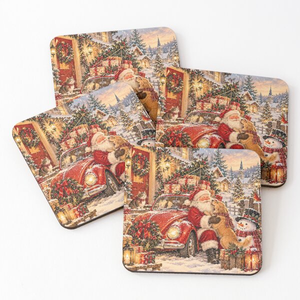 Item preview, Vintage Santa Christmas – Cozy Nostalgic Holiday Illustration designed and sold by BigDigital.