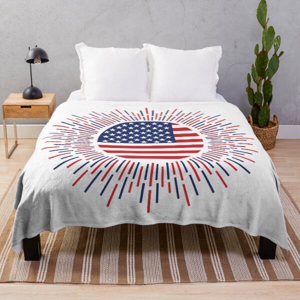 Item preview, American Flag Sunburst Patriotic USA Stars and Stripes designed and sold by FemmePod.