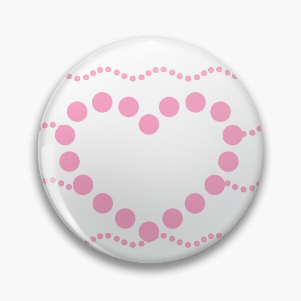 Item preview, Pink Dotted Heart Waves Seamless Pattern- White designed and sold by POLKAIWERX.