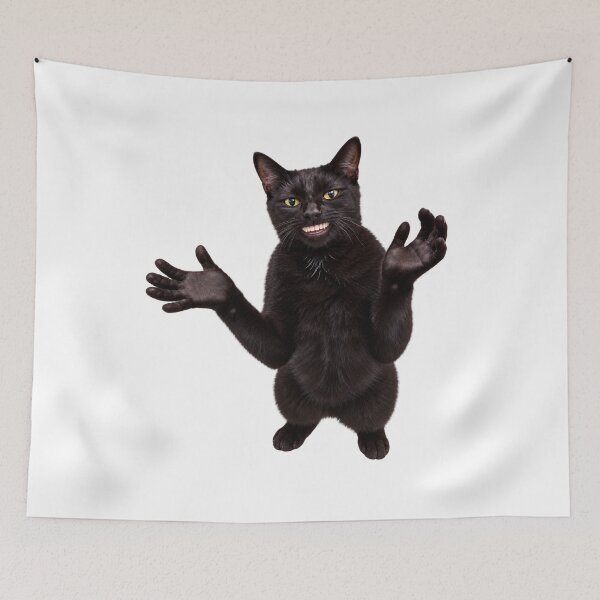 Item preview, funny ai cat meme designed and sold by itswallcraft.