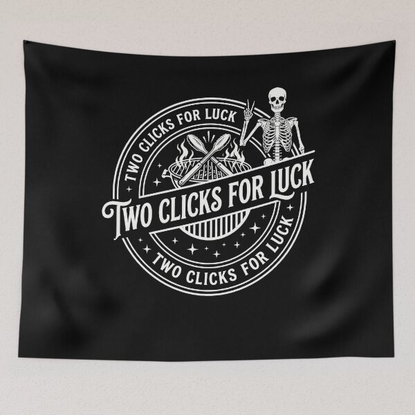Item preview, Two Clicks for Luck Grill Dad designed and sold by GCFULLA.