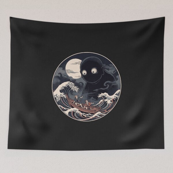 Item preview, Umibozu – Japanese Sea Yokai Woodblock Print designed and sold by Odd World.