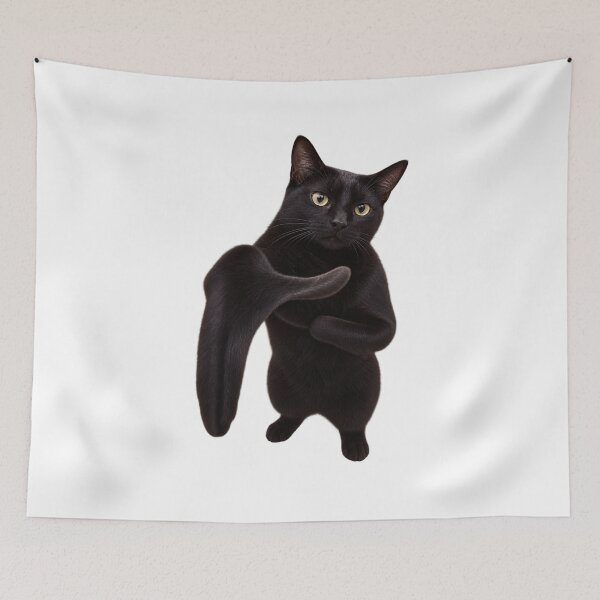 Item preview, ai cat meme designed and sold by itswallcraft.