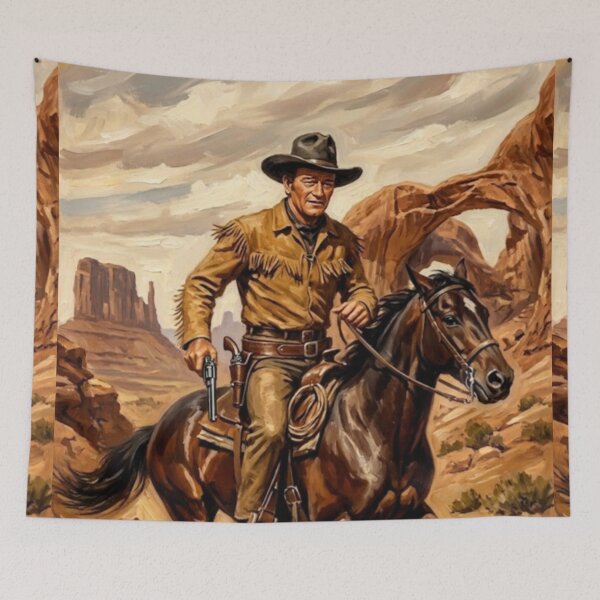 Item preview, Rodeo Marshal Desert Outlaw The Man from Utah Fine Art Tribute designed and sold by Art's Diner.