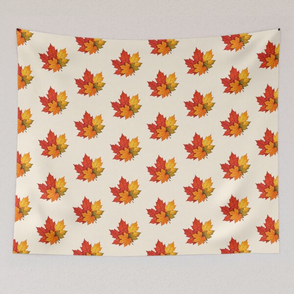 Item preview, Autumn Maple Leaves Sticker, Colorful Fall Foliage Clipart designed and sold by Rehnair.