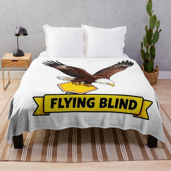 Item preview, Flying Blind - Funny ADHD Chaos Bald Eagle Meme designed and sold by Arc2020.