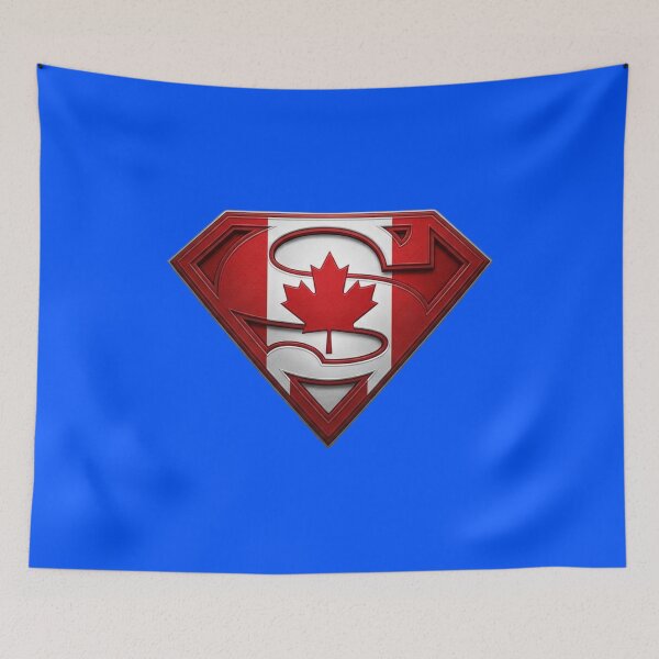 Item preview, Superman Canadian Flag logo design designed and sold by Mad Apparel.