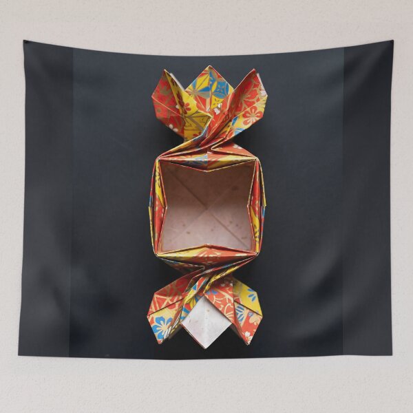 Item preview, Colorful Chiyogami Origami Candy Box - A Small Wrapped Joy designed and sold by conohitoAI-ArtGallery.