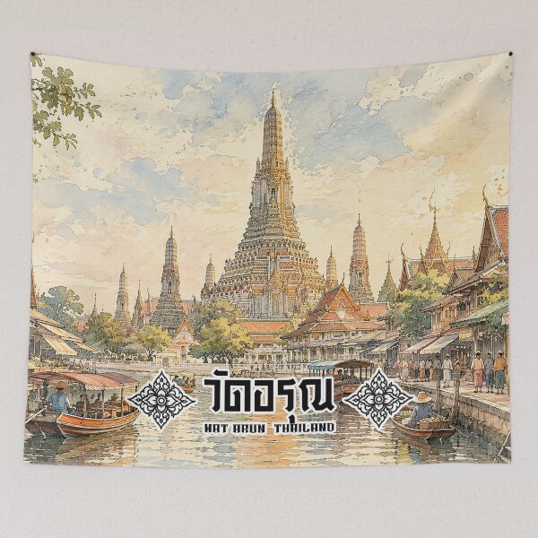 Item preview, Thailand, Let Wat Arun Light Your Journey   designed and sold by Vanich-Panich.