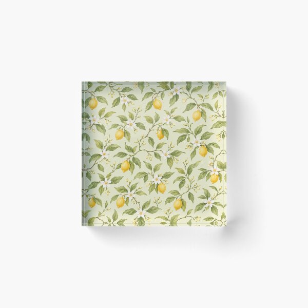 Item preview, Fresh Lemon Garden Botanical Pattern designed and sold by LenNo9881.