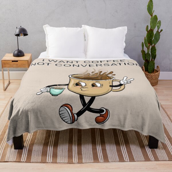 Item preview, I want coffee, not coversation designed and sold by jclar-art.