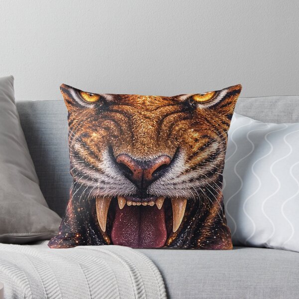Item preview, Cosmic Tiger Fire Nebula Roaring Tiger All Over Print Shirt designed and sold by Ember Lane Designs.