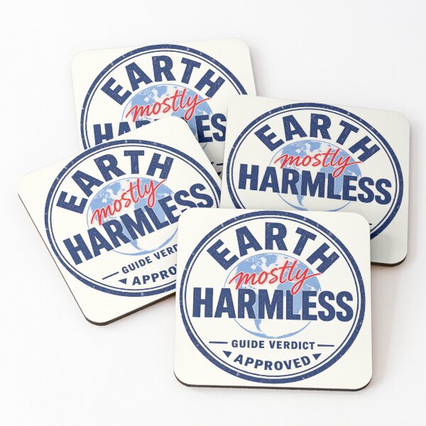 Item preview, Earth Mostly Harmless Guide Verdict Approved Badge designed and sold by yinon-h.