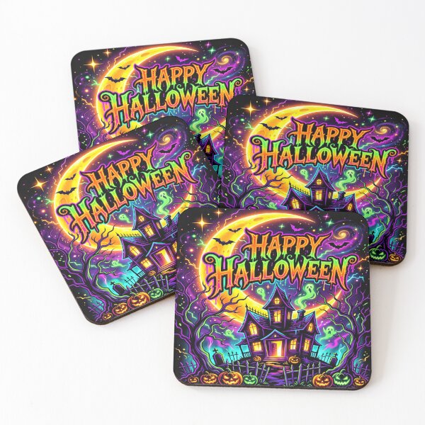 Item preview, A 'Happy Halloween' typographic illustration #2 designed and sold by Solomon-Ent-144.