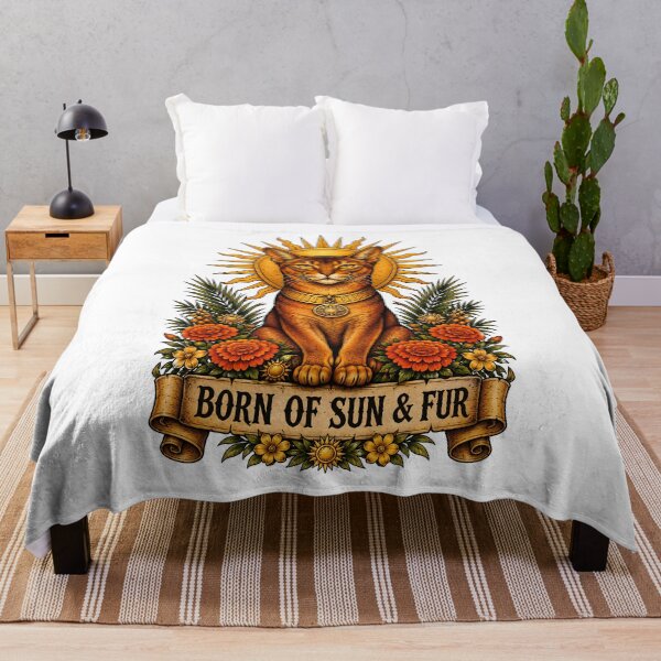 Item preview, Born of Sun and Fur Cat Art designed and sold by Old's Cool Cat Studio.
