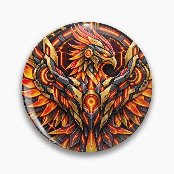 Item preview, Cyberpunk Quantum Phoenix Emblem Retro Art designed and sold by RiteshCenter .