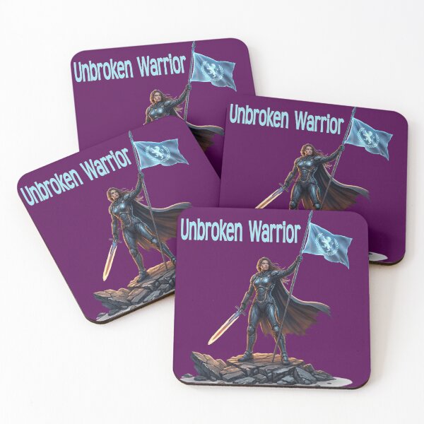 Item preview, Unbroken Warrior designed and sold by 3Brew-Designs.