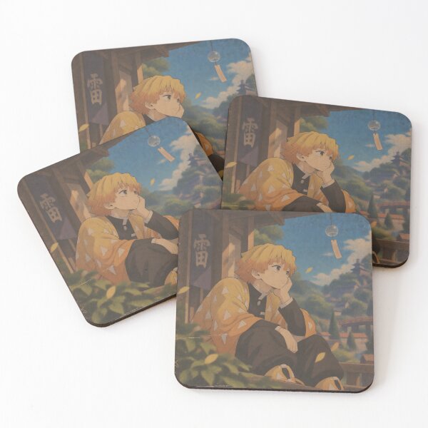 Item preview, Zenitsu Demon Slayer Peaceful Scenic Anime Art designed and sold by OrionInkVault.