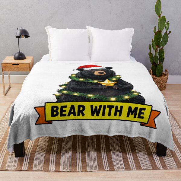 Item preview, Bear With Me - Funny Christmas ADHD Black Bear Meme designed and sold by Arc2020.